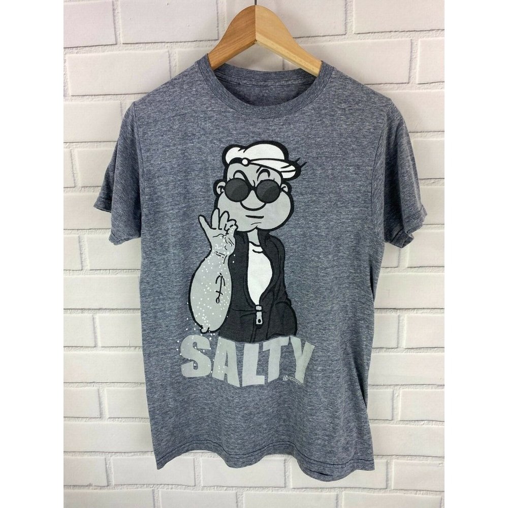 Popeye Salty Adult Men's Small Graphic T-Shirt